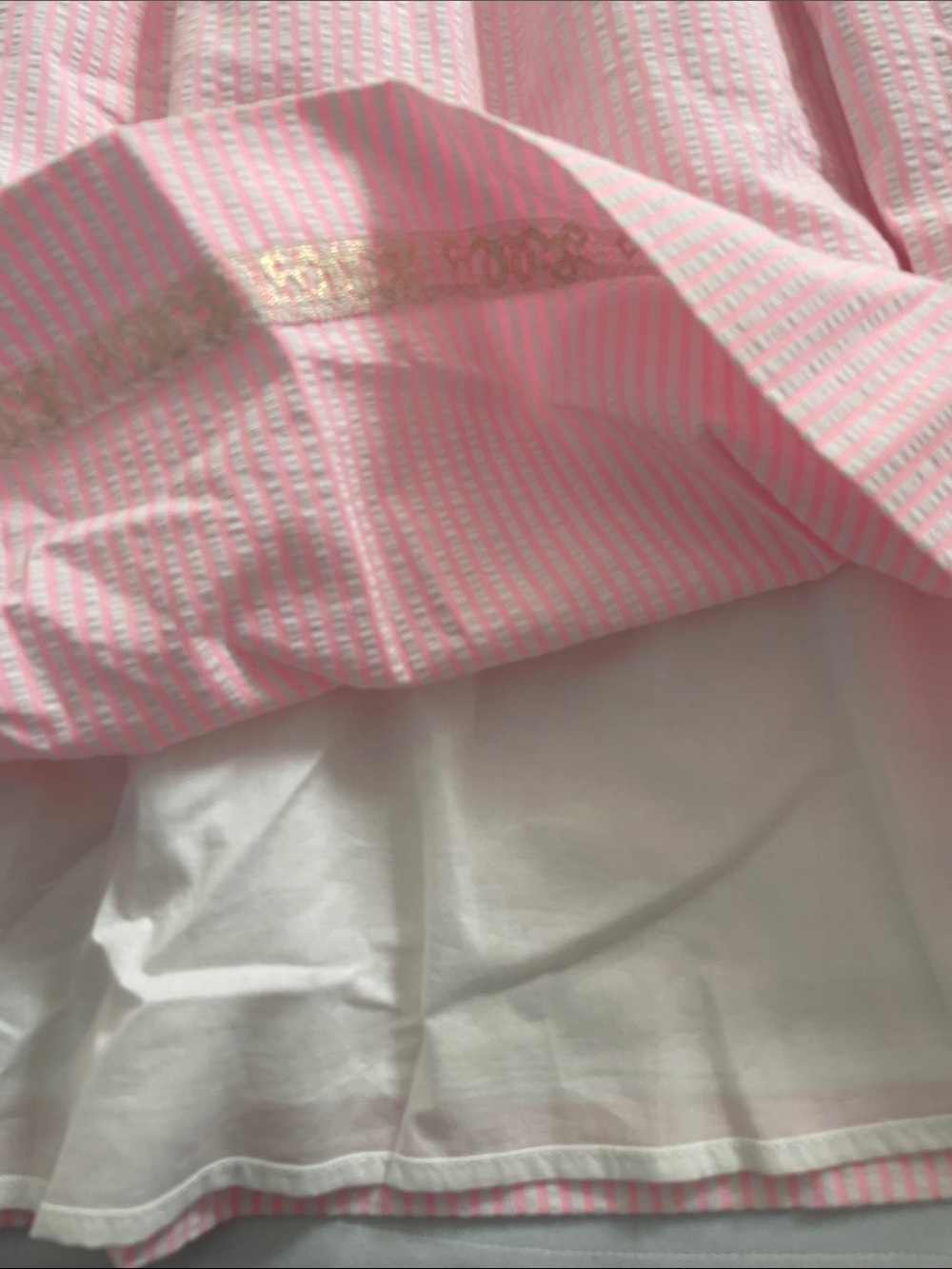 Lilly Pulitzer Pink & White Striped Spaghetti Strap Sundress with Bow - Picture 6 of 12